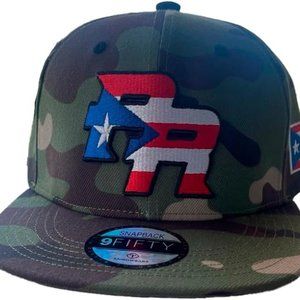 Snapback Cap with Puerto Rico Flag, Puerto Rico baseball cap
